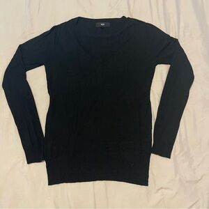 Mossimo Women’s Black V-Neck Sweater Size S